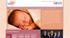 Desktop Screenshot of desertperinatalassociates.com